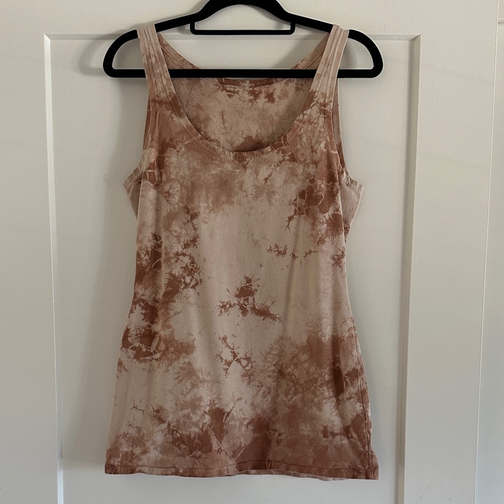 By Donna M Reversible 2 Way Tank Top in Topaz & Cream - Large